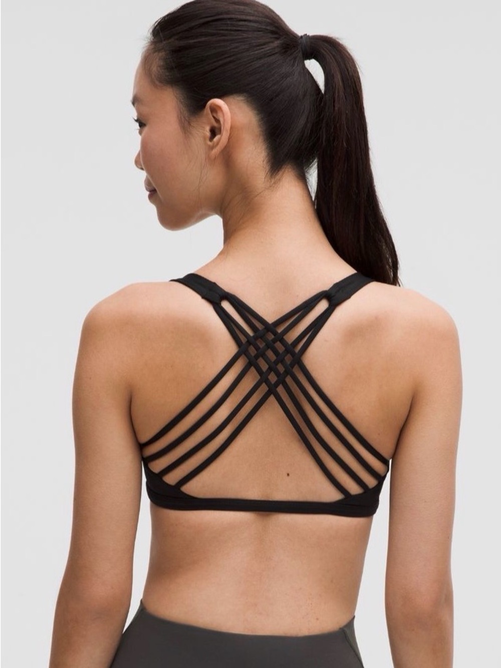 Lululemon Free to Be Bra - Wild in Black - Picture 2 of 4